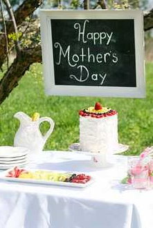 Mother's Day Tea Party - Chalkboard Sign